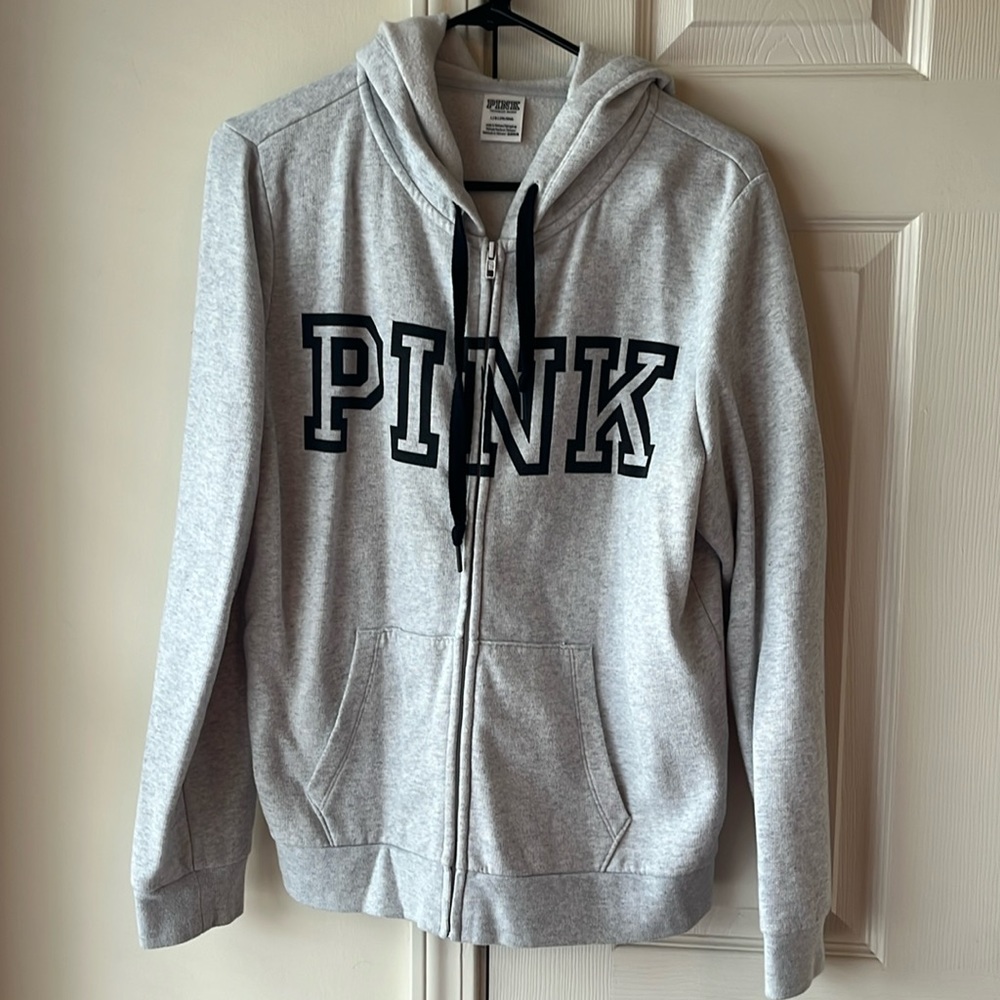 VS pink, hooded jack